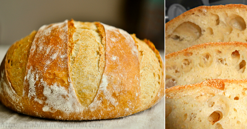 Домашний хлеб без замеса: рецепт для тех, кто не любит сложности