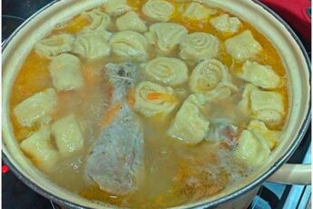 Куриный СУП с чесночными галушками-рулетиками