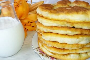 Лепешки ПЫШНЫЕ на кефире, старый и проверенный рецепт