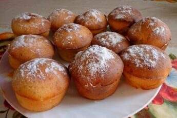 Вкусные ПЫШНЫЕ КЕКСИКИ на кефире