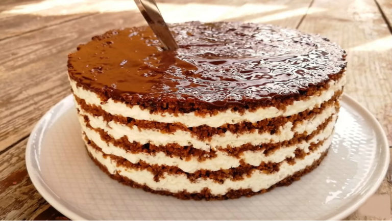 Обалденный торт без выпечки «Тающая Загадка»