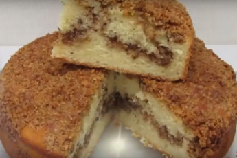 Пирог с ореховой начинкой — вы просто обязаны его попробовать