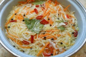 Остренькая капуста быстрого приготовления.