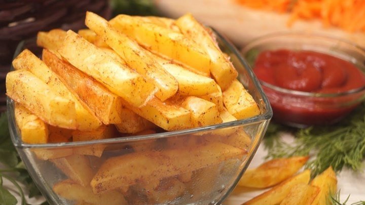 Картошка фри за 10 минут: без грамма масла