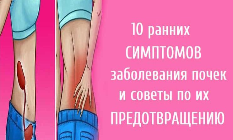 10 ранних симптомов заболевания почек и советы по их предотвращению