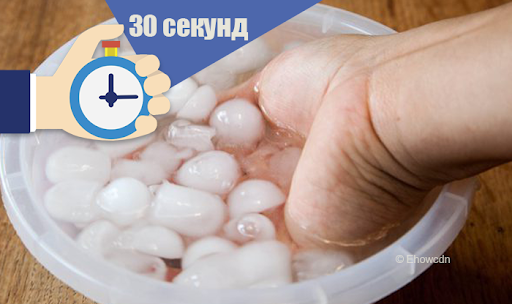 Погрузите ладони в холодную воду на 30 секунд, чтобы проверить своё сердце