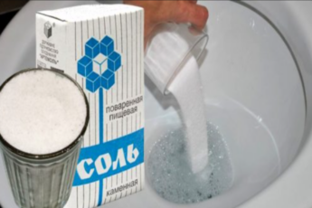 Как использовать соль для чистки унитаза