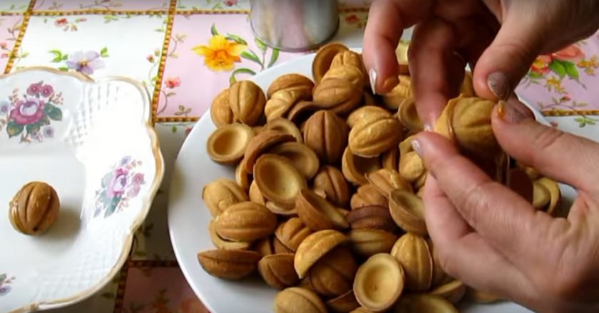 Как приготовить орешки со сгущенкой без орешницы. Любимое печенье по новому рецепту.