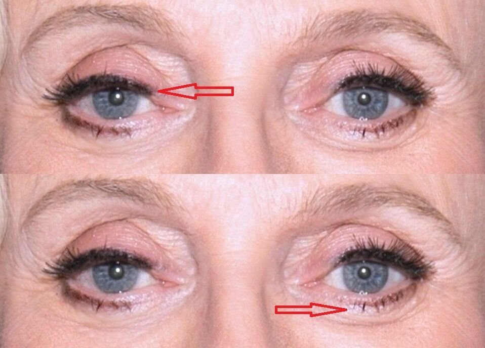 2 мелочи в макияже, которые придают глазам «старческую» форму: показываю, как взгляд меняется (актуально для 50 лет и старше)