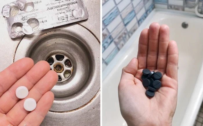 Для чего надо аспирин кидать в слив, а в ванной класть активированный уголь: 9 хитростей улучшения быта товарами из аптеки
