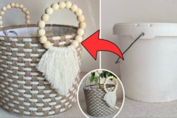 Никогда не выкидываю пластиковые ведерки, делаю из них красивые корзины для разных мелочей