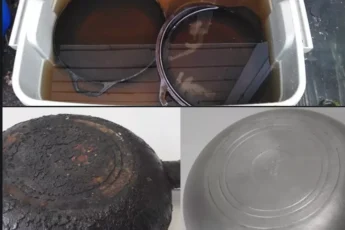 Делаем из мега-грязной сковороды новую и чистую! Самый простой и «копеечный» способ очистки