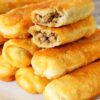 Вкуснее чебуреков и беляшей. Аппетитные трубочки: простое тесто, без дрожжей