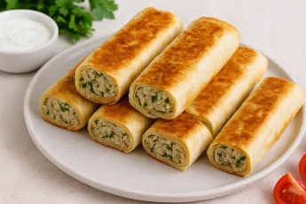 Восточные рулетики из лаваша: люлюмша за 30 минут — вкусно, быстро и без духовки