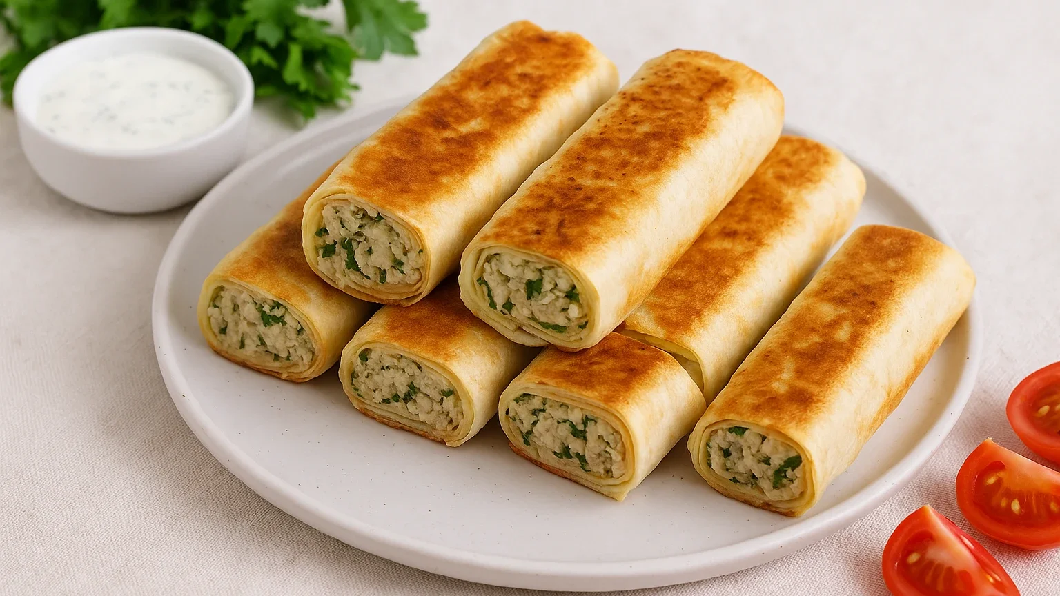Восточные рулетики из лаваша: люлюмша за 30 минут — вкусно, быстро и без духовки