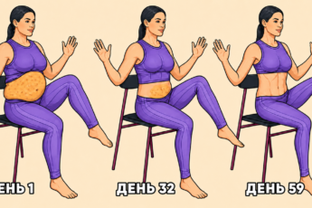 7 упражнений для похудения на стуле: работает живот и всё тело